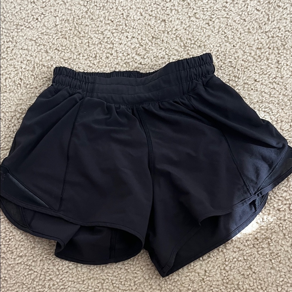 Black athletic shorts